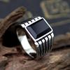 2026 Jewelry, Men's Jewelry, Exquisite Accessories, Gifts, European and American Cold Style Inlaid Gemstone Rings