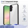 KEYSION Transparent Phone Case for Samsung A56 5G A36 A26 Silicone+PC Clear Shockproof Phone Cover for Galaxy A16 4G 5G