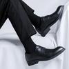 Fashion Spring Autumn Business Formal Black Casual Shoes for Men Fashion New Designer Microfiber Dress Shoes Male