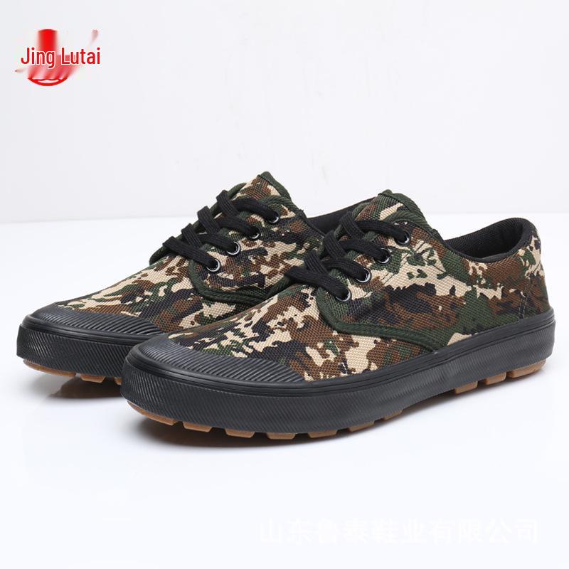 

Lutai Men s Lace-Up Canvas Work Shoes - Durable, Safety, and Wear-Resistant for Construction and Farmland. 44 (foot length 27cm)