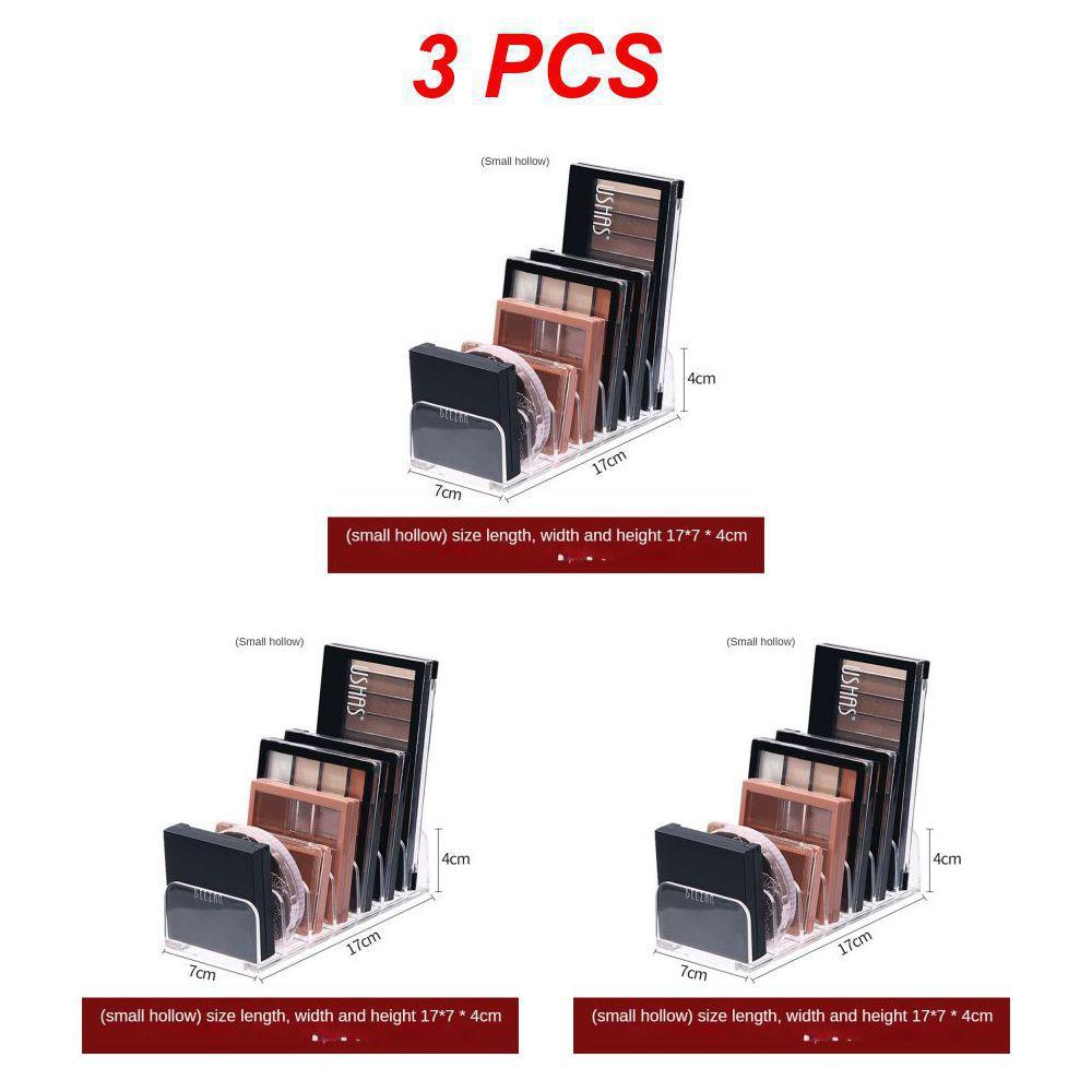 1~5PCS Acrylic Compact Eyeshadow Palette Organizer Display Tray Storage Box Cosmetics Makeup Rack Holder Drawer Organizer 7 Grid