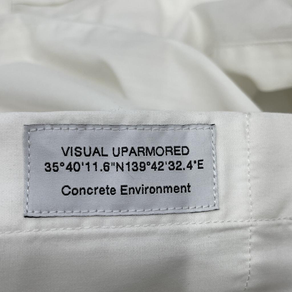 WTAPS 24AW White 242CWDT-SHM02 Repo LS CTPL Broadcloth Long Sleeve Shirt tops 04 whiteUsed