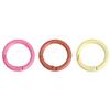 2/5/10Pcs Alloy Spray Painted Open Ring Spring Buckle Clasps For Key Bag Accessories