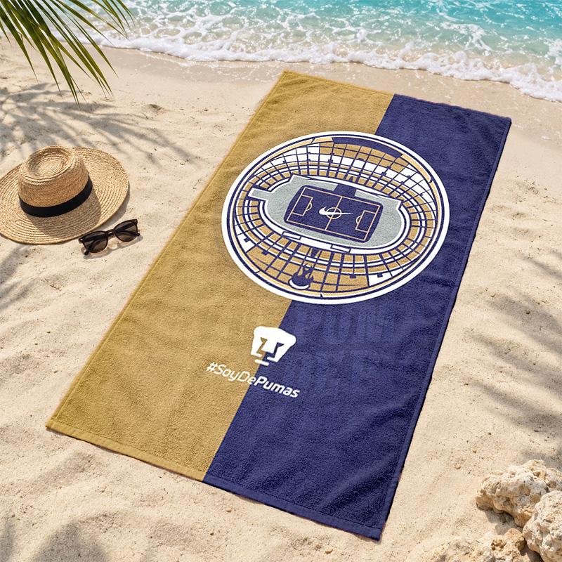 Club universidad nacional pumas Microfiber Beach Towel Quick Dry Sand Free Lightweight Beach Towels for Travel Swimming Camping