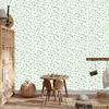 Heart Wallpaper White, Mint and Light Gray 50x1000