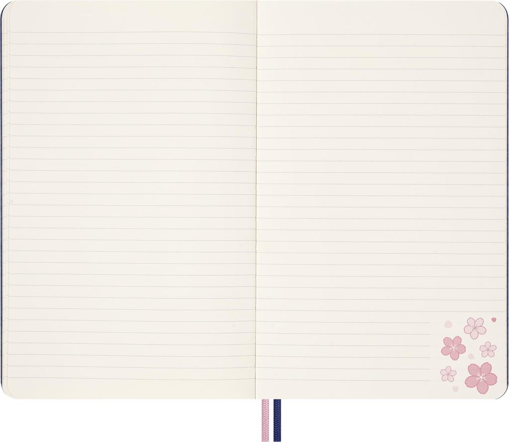 Moleskine Gift Box 2025 Edition Sakura Hardcover Large Size X Lined Pink LESU08QP060BOX (13cm 21cm)