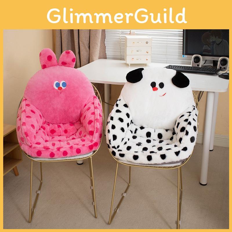 Rabbit Dog Cat Animal Backrest Plush Cushion Decoration Kids Gift Chair Cushions