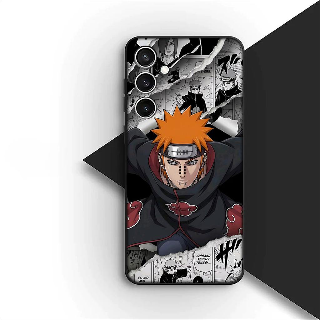 Cover for Samsung Galaxy S20 S22 S21 FE Ultra Plus A07 A17 A15 A16 A25 A57 A37 Phone Case Comics Pain Narutos Itachi Uchiha