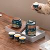 High-end cup, one pot, four cups set, portable travel tea set, teapot business gift souvenir