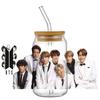 Popular Korean Oppa Groups Easy Peel Waterproof Party Diy Decals 3D Transfers Uvdtf Tumbler Stickers 16Oz Uv Dtf Cup Wraps