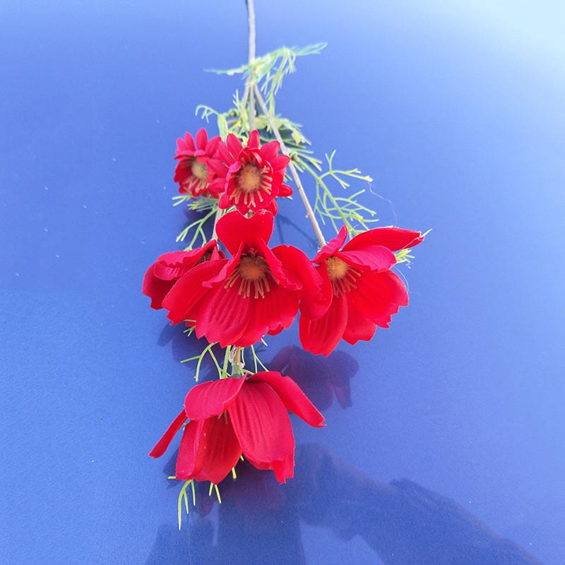 

Galsang Simulation Flower Decoration Photography Props Holding Fake Flowers темно-красного