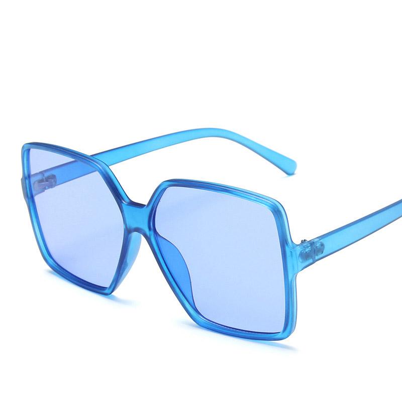 New Oversized Rectangle Sunglasses Women's Fashion Square Sun Glasses Men's Classic Vintage Eyewear Uv400