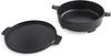 Weber Dutch Oven Duo Grill Cast Iron Plate, [2-Year Warranty]