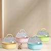 Hamster Carry Case Cage Small Animal Carry Case with Water Bottle Breathable Portable Hamster Travel Carrier for Chinchilla