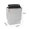 Stainless Steel Stove Electric Sauna Heater Dry&Wet Sauna Heater For Home Hotel Bath Shower SPA 6000W