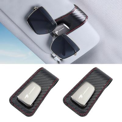 Sunglasses Holder with Harrier Leather Glasses Car Car Protects Car Set Style [For Harrier] Logo, Material, Holder, Visor, Storage, Eyeglasses,