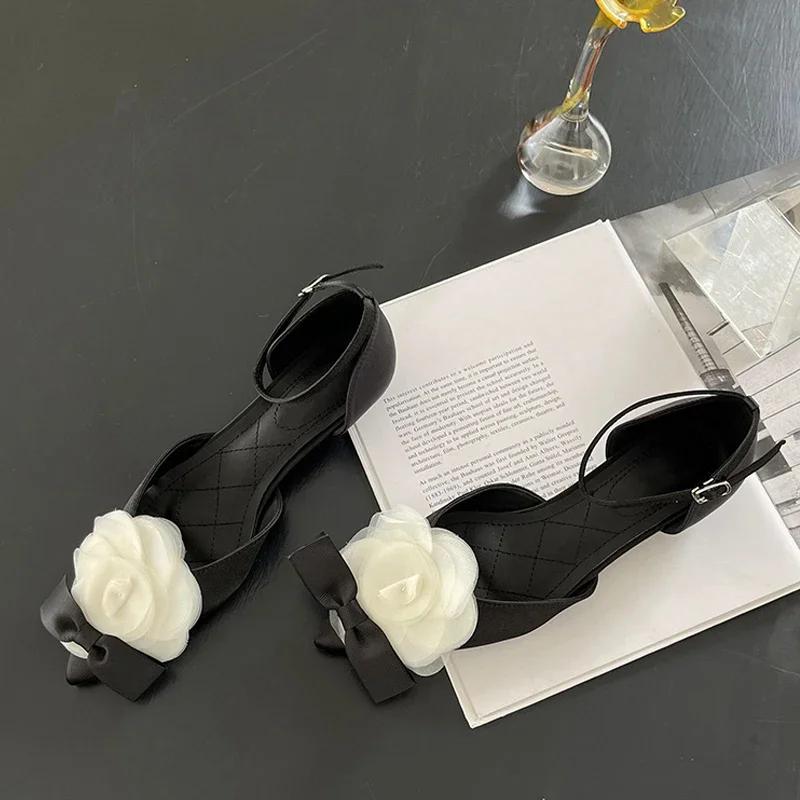 

Дизайнерские туфли Мэри Джейн женские летние с острым носком на ремешке элегантные мюли сандалии для девочек сандалии женские 40