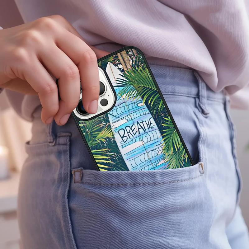 Surfer Surf Hang Loose Shaka Phone Case For iPhone 17 Air 15 16e 14 13 Pro Max Coque 12 11 Pro Max PLUS cover