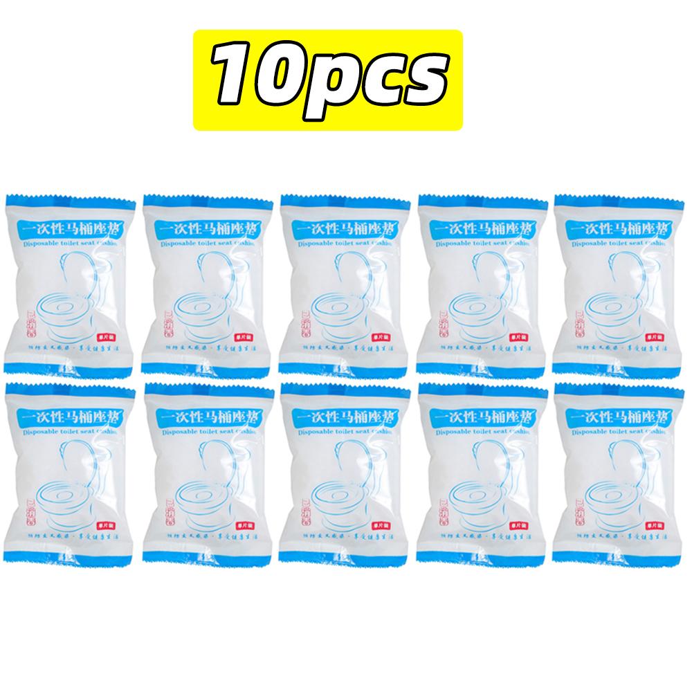 Disposable Toilet Seat Cover Waterproof Non-woven Travel Hotel Bathroom Protective Mat Single Packaging Seat Cushion Accessories