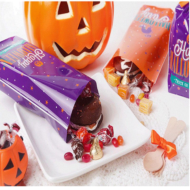 10pcs Halloween Candy Bags Cute Gift Bag Food Packaging