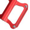 Road Bike   Flat Pedal Aluminum Alloy Non-Slip   Pedal Bike Accessory(Red )