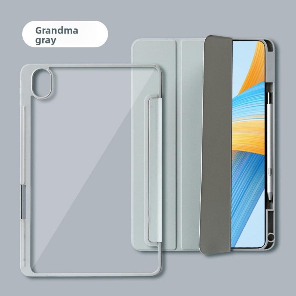 Kožený kryt proti ohnutí pro Honor Pad GT2 Pro MagicPad 3 V7 X9 X8A 10 Fit Průhledné akrylové ochranné pouzdro