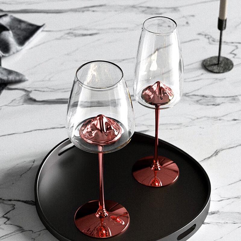 Gebeitang Jinshan Rose Gold Champagne Flute Set