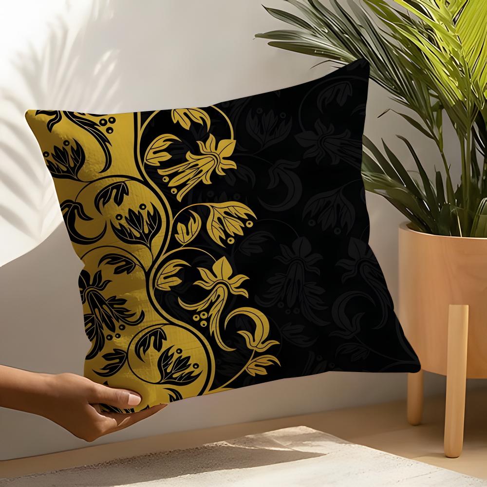 Classic Batik Printing 1 Pillow Case Linen Cushion Covers For Decorative Sofa Home Pillows Case Car Chair Pillows Cases