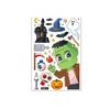 Cute Halloween Window Stickers Witch Bat Pumpkin Skull Self-adhesive Stickers  Home Decoration