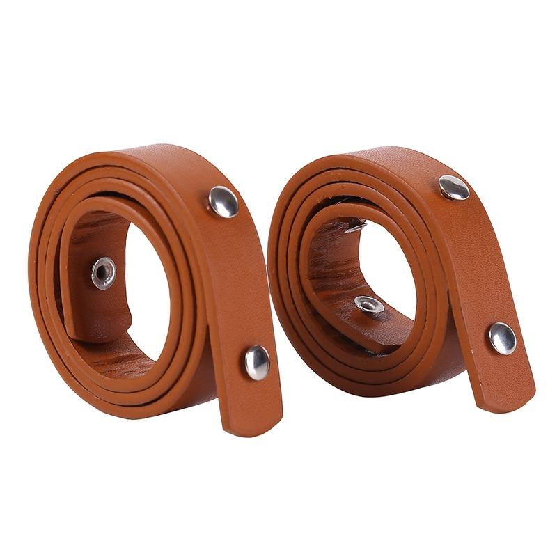 

2Pcs Detachable PU Leather Bag Handles DIY Replacement Shoulder Strap For Handbag Purse Tote Bag Accessories хакі