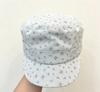 Korean Ins Floral Flat-Top Equestrian Hat Female Small Fresh And Sweet Face Small Outdoor Sunshade Cap