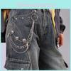 Metal Skull Waist Chain With Lobster Clasp For Unisex Casual Streetwear