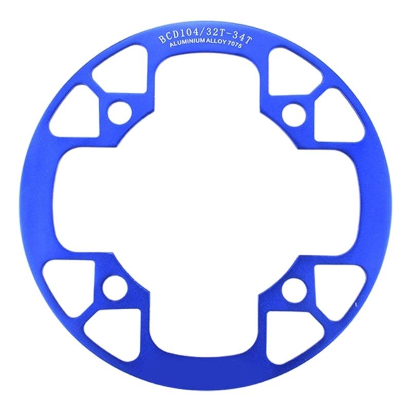 Mountain Bike Chainwheel Guard Cover Aluminum Alloy Bicycles Chainring Guard Bike Crankset Protector Easy To Use