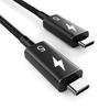 New Thunderbolt 5 Cable 120Gbps PD 240W Data Cable Fast Charging 8K60Hz Type C Cable for MacBook, IPad, IPhone, Android