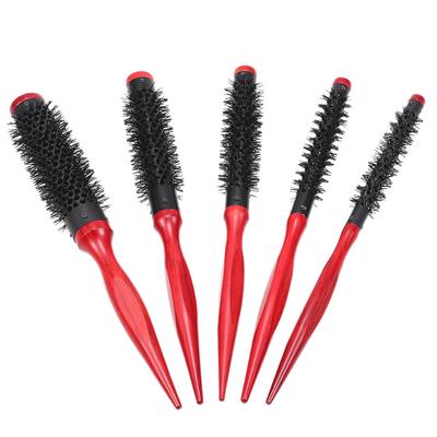 25mm Hair Round Brush Quiff Roller Comb for DIY Hairstyle Salon Hairdressing Round Hairbrush Nylon