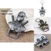 Silver Bronze Marvel Comics Deadpool Logo Metal Bottle Opener Keyring Keychain