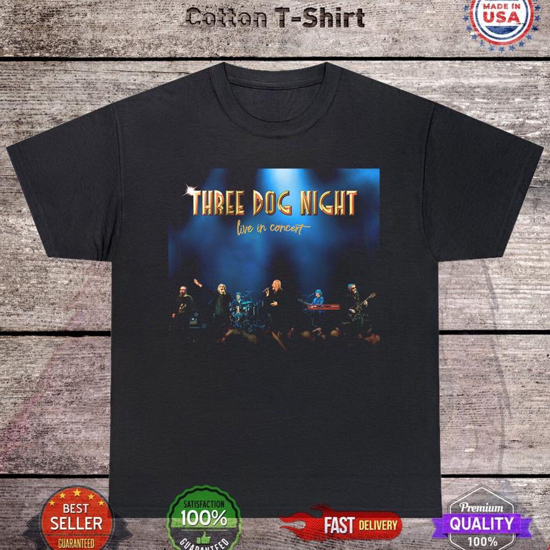 Three Dog Night Band Live In Concert 2025 T Shirt Size S 5XL