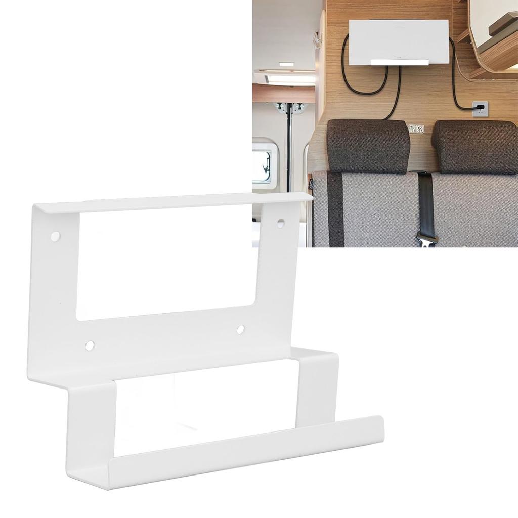 3rd Generation Router Stand, Router Mount and Power Supply Bracket, Alloy Steel, Stylish Design with Cable Reel, Easy Installation for Devices