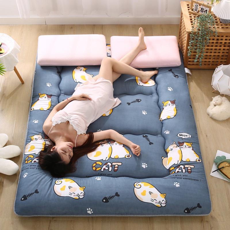 Thickened Tatami Floor Mattress - Foldable Sleeping Mat for Living Room or Bedroom