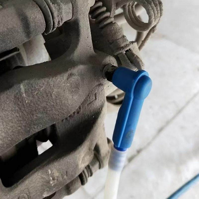 Professional Corrosion Resistant Brake Bleeder Hose Connector Kit With Extended Tube No Wheel Removal Required Universal