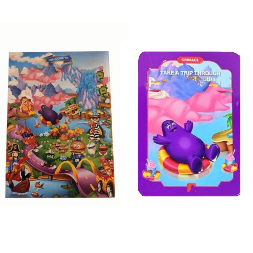 Happy Adult Meal Tin Box With Postcard