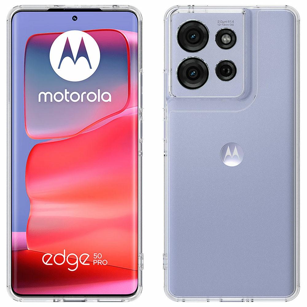 

Для Motorola Moto G75 5G Прозорий чохол для телефону ТПУ+Акрил Ударостійка задня кришка для телефону Style A