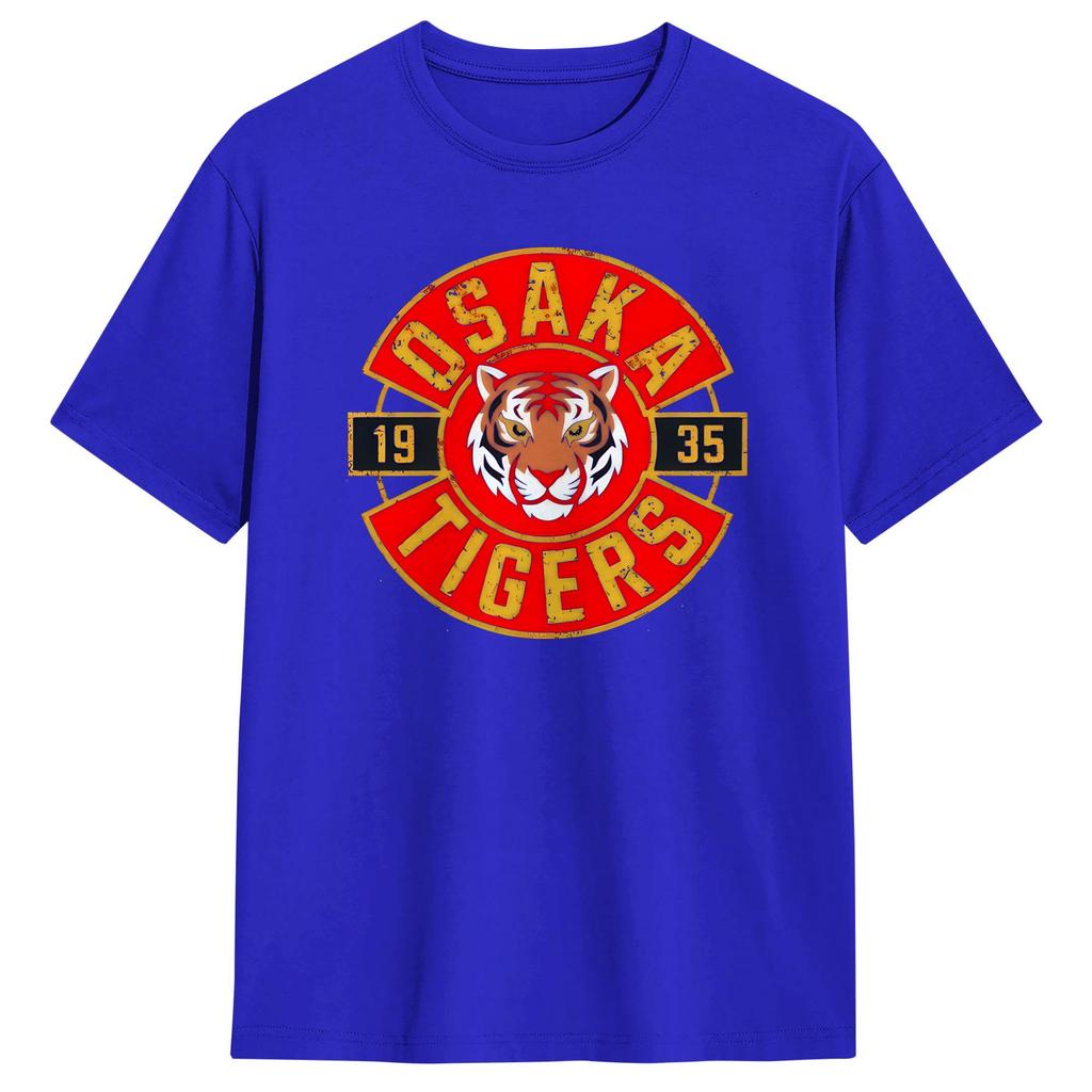 Unisex T Shirt Osaka Tigers 1935 T Shirts Popular Summer Tee Shirt Y2K Retro 100 Cotton Clothes Plus Size 5XL