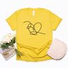 Love Simple Printed European and American Clothing Shirt Short Sleeve T-shirt Tops  Oversized T Shirt  Women Clothes