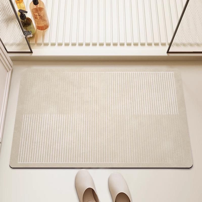Minimalist Quick-Drying Non-Slip Diatomaceous Earth Bathroom Floor Mat
