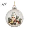 Luminous Holiday Tree Decorations Light Up Christmas Ball Ornaments Glowing Scene Xmas Hanging Decoration Clear Coordinated Layout Ornaments Acrylic