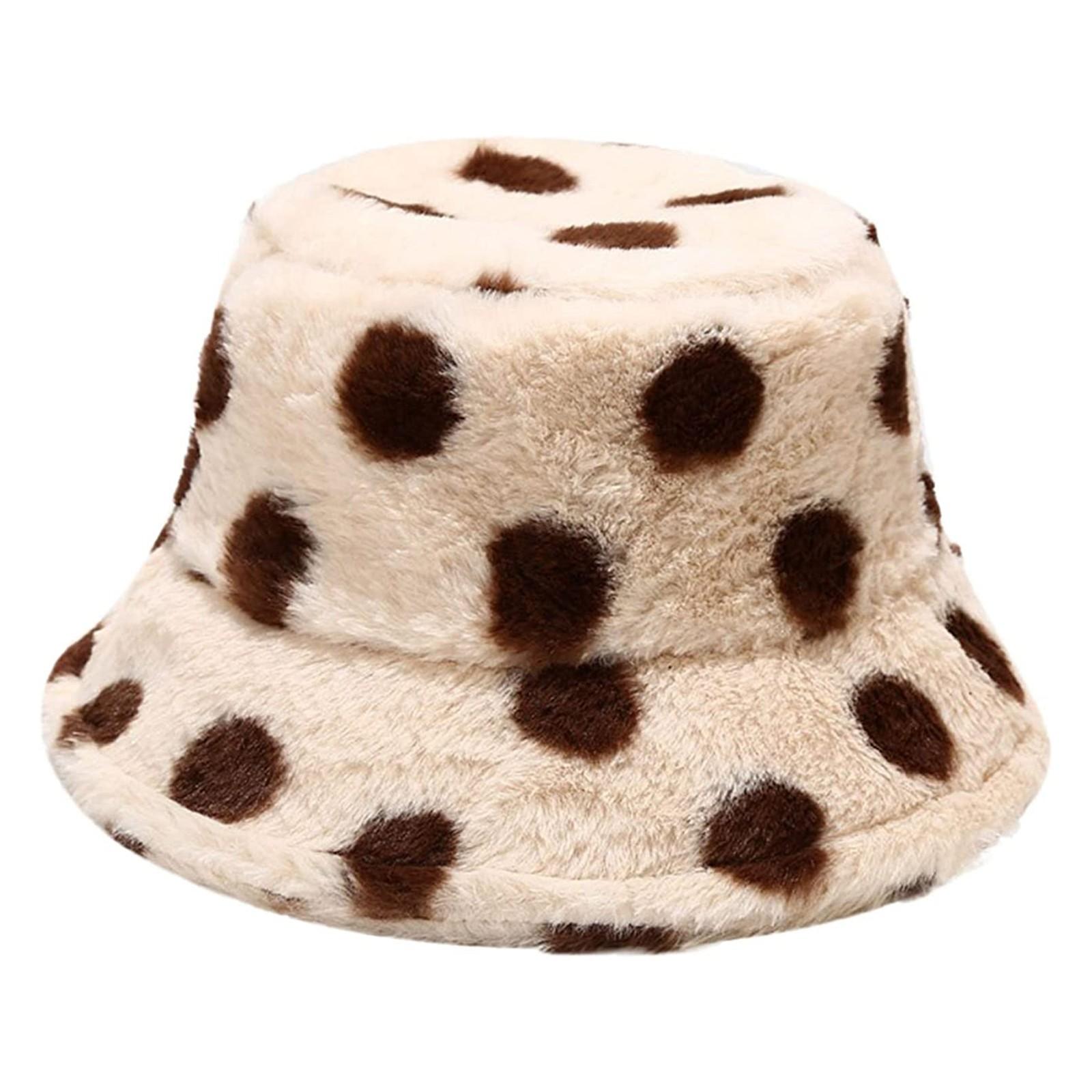 

Женская зимняя теплая кепка с принтом, искусственная рыбацкая кепка One size