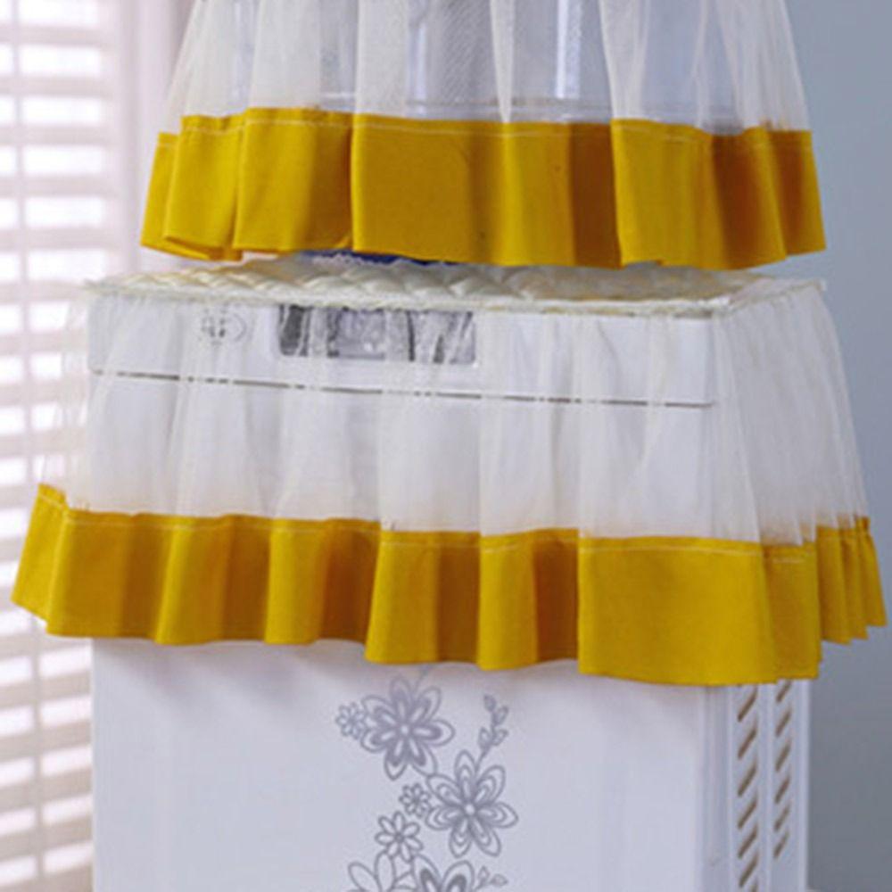 Durable Fabric Lace Mesh Water Dispenser Cover Upper Opening Dustproof Barrel Cover Reusable Water Dispenser Bucket Sleeve