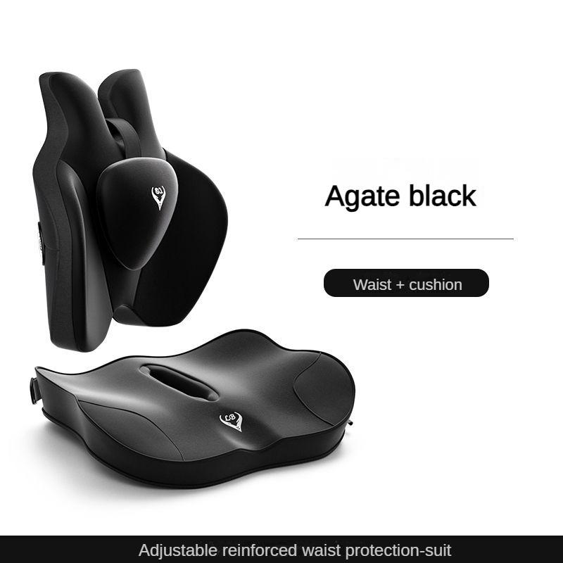 

Подушка для сидіння з пінопласту з ефектом пам’яті Ортопедичні ергономічні подушки для куприка та стегна для офісного крісла автомобіля чорний