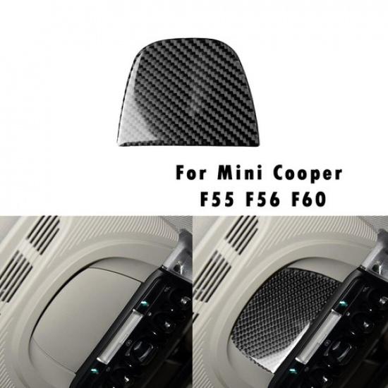 Best Carbon Fiber Interior Reading Light Lamp Cover Trim For Mini Cooper F55 F56